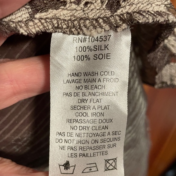 Patchwork Silk Wrap Blouse - Picture 3 of 6